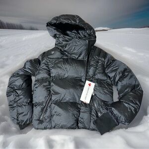 Obermeyer Isla Black Weatherproof Puffer Ski Jacket Teen Girls Sz M (10-12) NWT